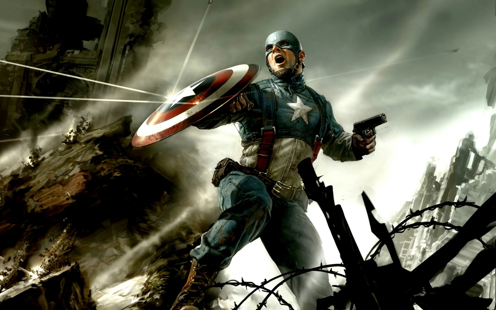 H& Captain America Cover Photo